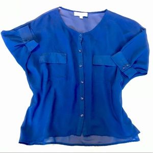 Olive & Oak Cobalt Blue Blouse
